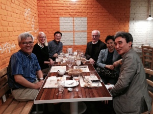 Pictured: Visiting Professor Dr Youngil Kim Dean Flesher Dr Sam Park Dr Hyung Suk Na Mrs So Hee Na Dr Malte Rhinow 